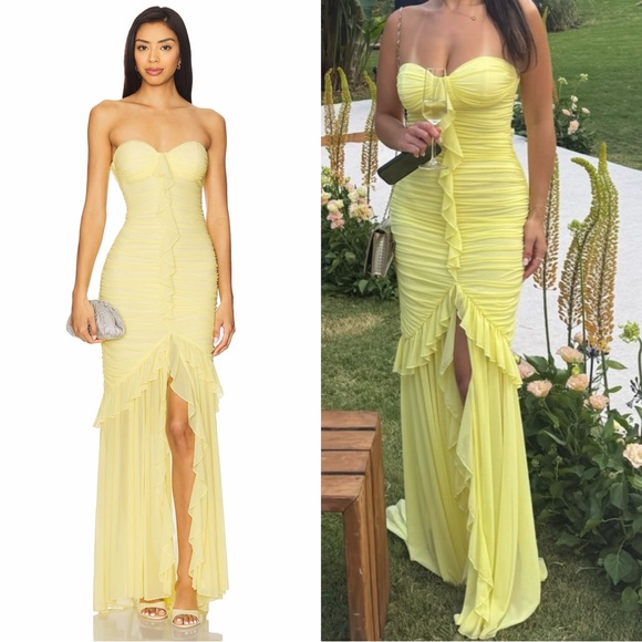 MAJORELLE Dresses & Skirts - MAJORELLE Giules Gown in Light Yellow